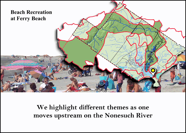 GIF showing locations on the river