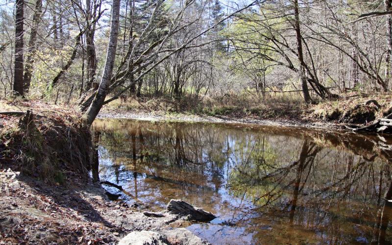 From the trails off Fengler Rd, opposite the view from the Fuller Farm trails.