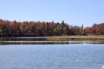 From boat ramp and dock