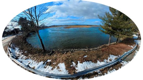 Nonesuch Cove Road Winter