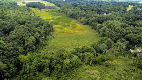 Mill Brook Marsh - Point 3 - Aerial View Downstream