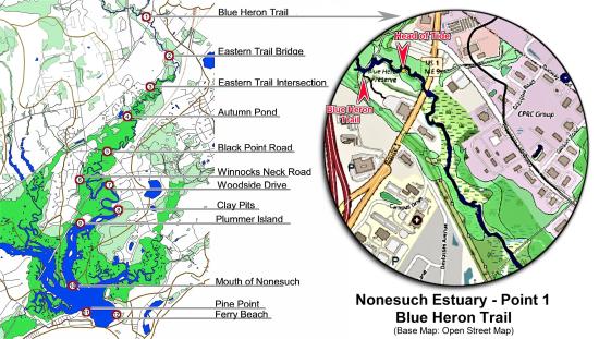 Nonesuch Estuary - Map